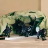 Juguete Schleich ELDRADOR CREATURES dragón de las sombras Negro Morado 70152
