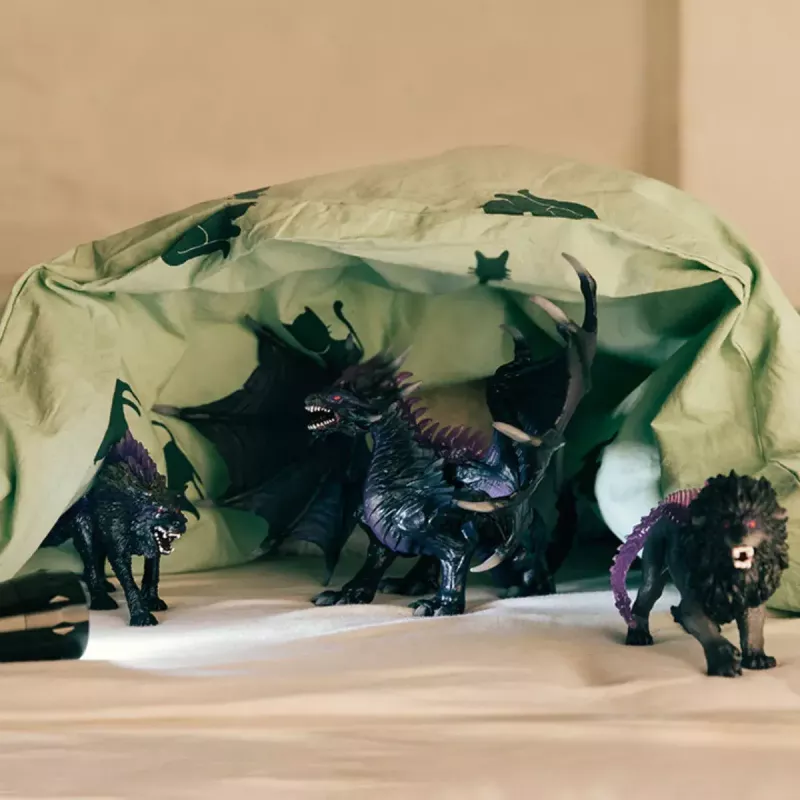 Juguete Schleich ELDRADOR CREATURES dragón de las sombras Negro Morado 70152