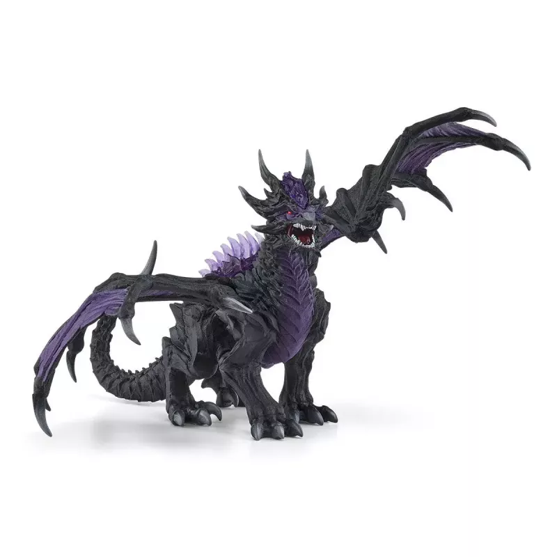 Juguete Schleich ELDRADOR CREATURES dragón de las sombras Negro Morado 70152