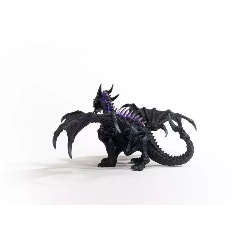 Juguete Schleich ELDRADOR CREATURES dragón de las sombras Negro Morado 70152