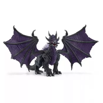 Juguete Schleich ELDRADOR CREATURES dragón de las sombras Negro Morado 70152