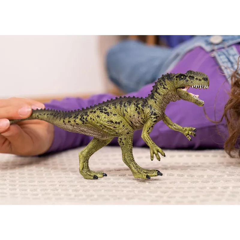 Dinosaurio de juguete Schleich Monolophosaurus Verde 15035S