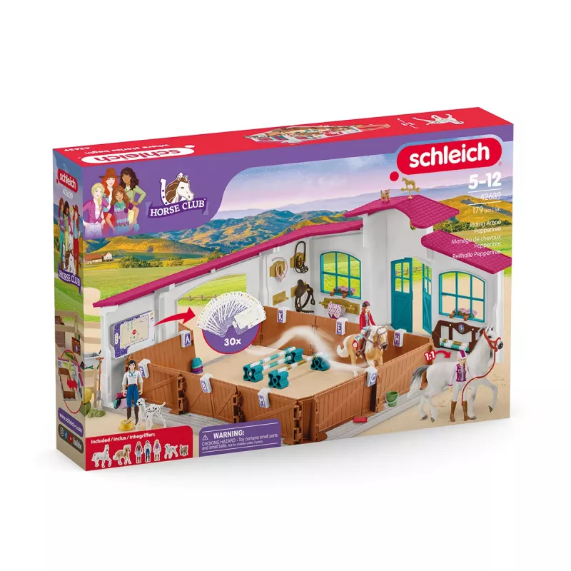 schleich picadero Peppertree, acción/aventura, concurso hípico, caballos, 5 año(s), multicolor, plástico