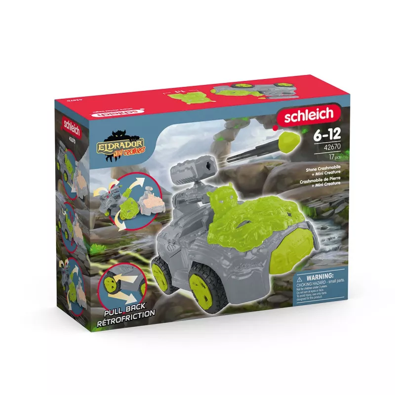 Schleich ELDRADOR CREATURES mini figura Stone CrashMobile 7–12 años