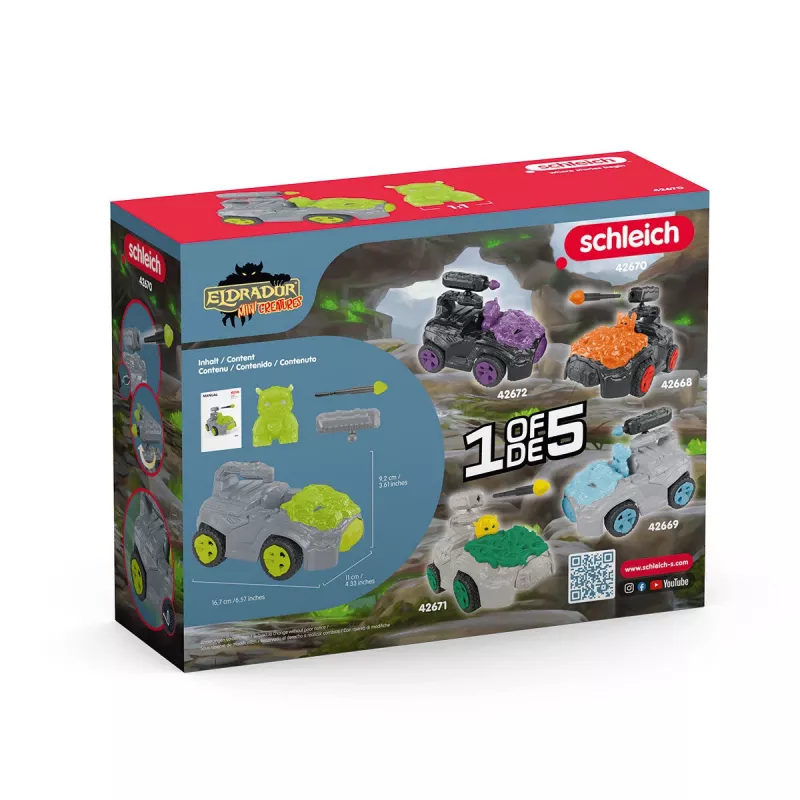 Schleich ELDRADOR CREATURES mini figura Stone CrashMobile 7–12 años