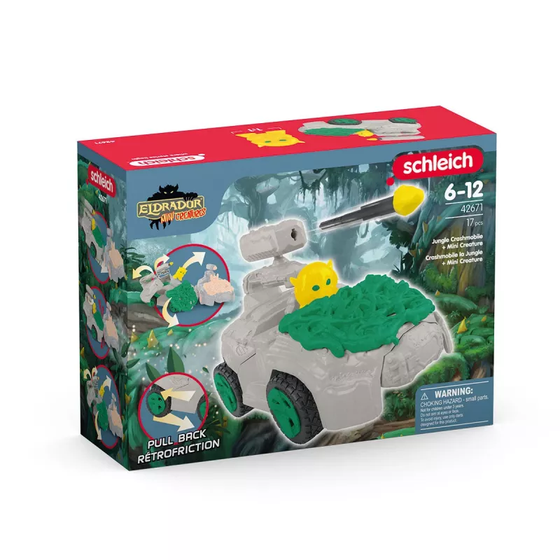 Jungle CrashMobile con mini criatura Schleich 42671 multicolor