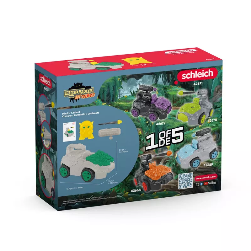 Jungle CrashMobile con mini criatura Schleich 42671 multicolor