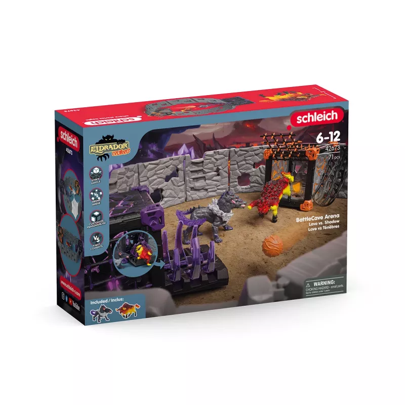 Acción/aventura Schleich BattleCave arena lava vs. sombra multicolor