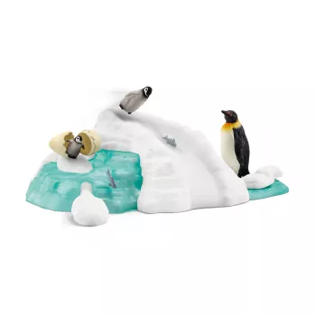 Schleich Penguin Family Fun figura de juguete multicolor 42661