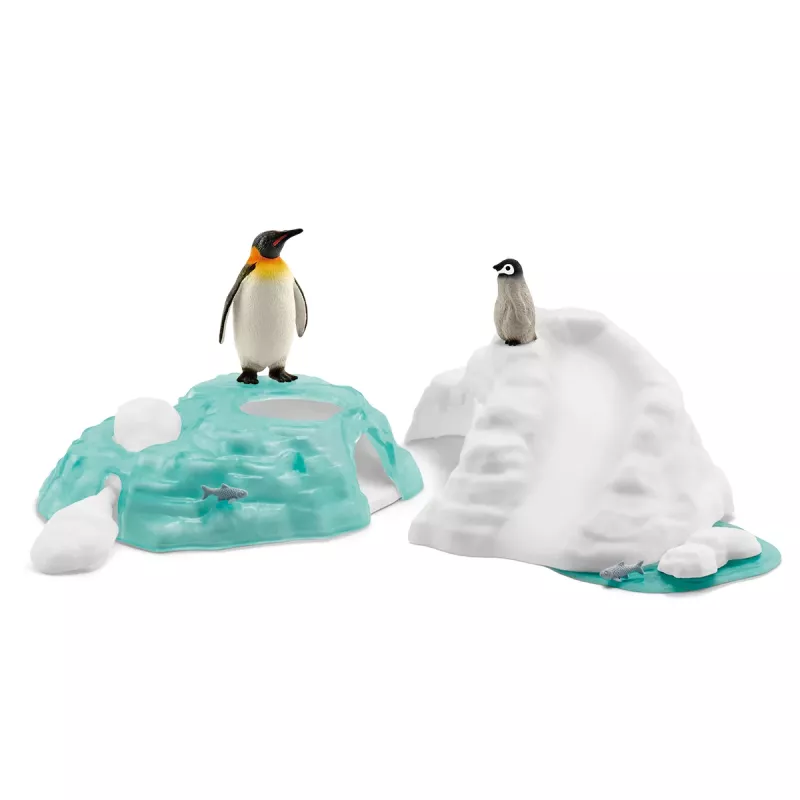 Schleich Penguin Family Fun figura de juguete multicolor 42661