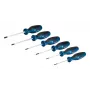 Bosch set de 6 destornilladores Torx profesionales destornillador plano