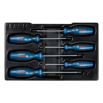 Bosch set de 6 destornilladores Torx profesionales destornillador plano