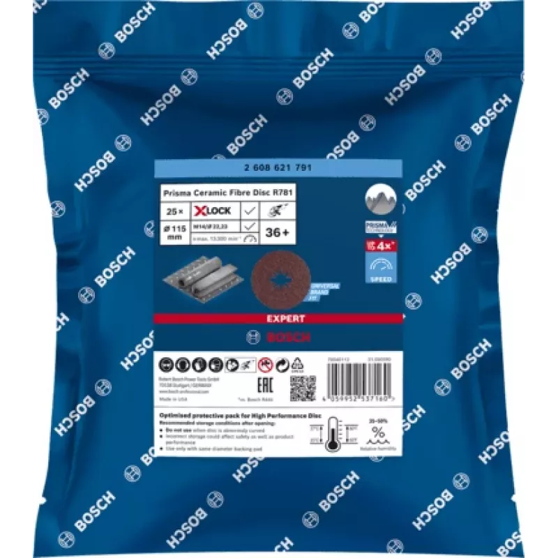 Bosch 2 608 621 791 accesorio para amoladora angular disco de lijar