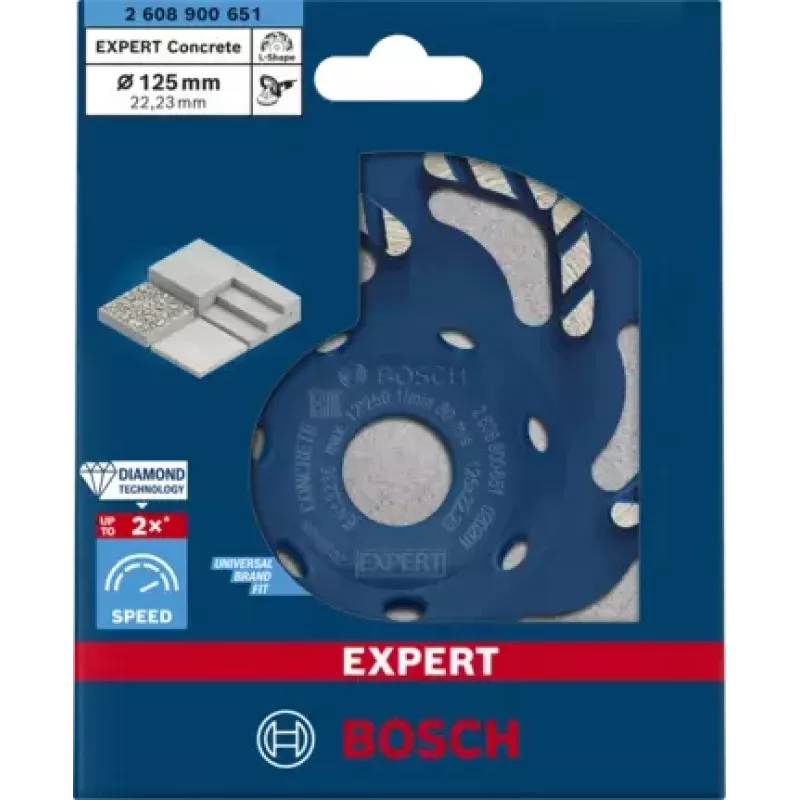 Bosch 2 608 900 651 herramienta rotativa accesorio de lijado hormigón