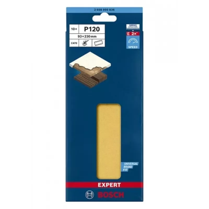 Bosch 2 608 900 836 hoja de lijar para madera y barniz