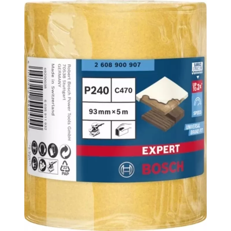 Bosch 2 608 900 907 accesorio de lijado manual rollo de lijar 1 ud.