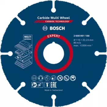 Bosch 2 608 901 188 herramienta rotativa accesorio de lijado disco de corte para plástico, madera