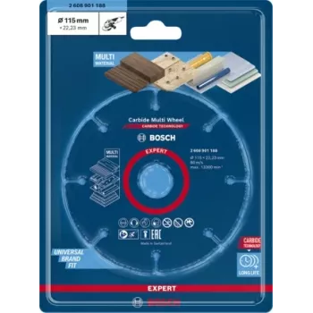 Bosch 2 608 901 188 herramienta rotativa accesorio de lijado disco de corte para plástico, madera