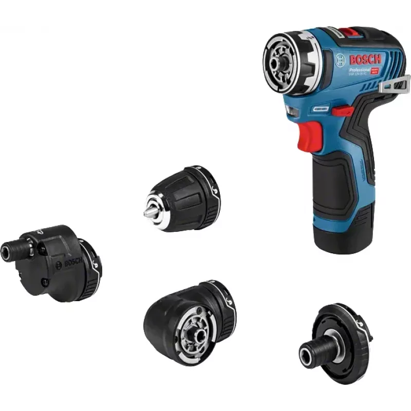 Bosch GSR 12V-35 FC 1750 rpm negro, azul