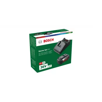 Set de batería y cargador Bosch GBA 36V 4.0Ah + AL 36V-20, Li-Ion, 36 V 4.0 Ah