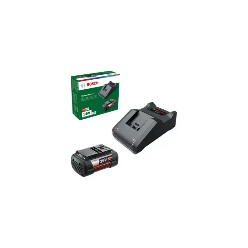 Set de batería y cargador Bosch GBA 36V 4.0Ah + AL 36V-20, Li-Ion, 36 V 4.0 Ah