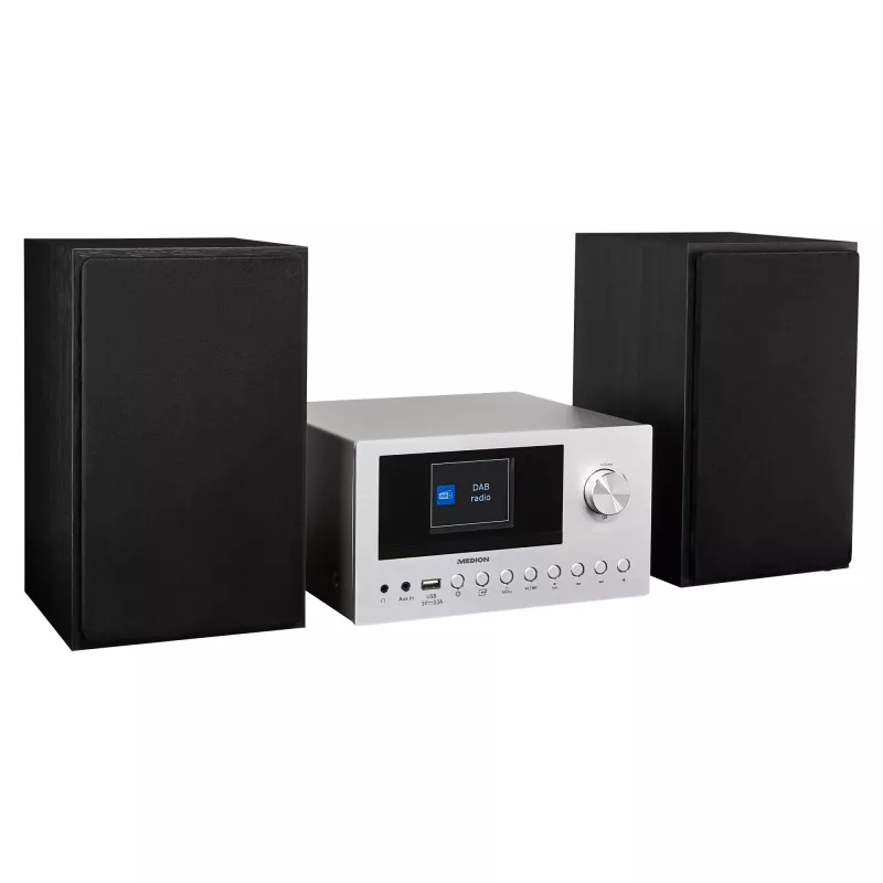 MEDION LIFE P85003 microcadena de audio doméstico 30 W negro, plata