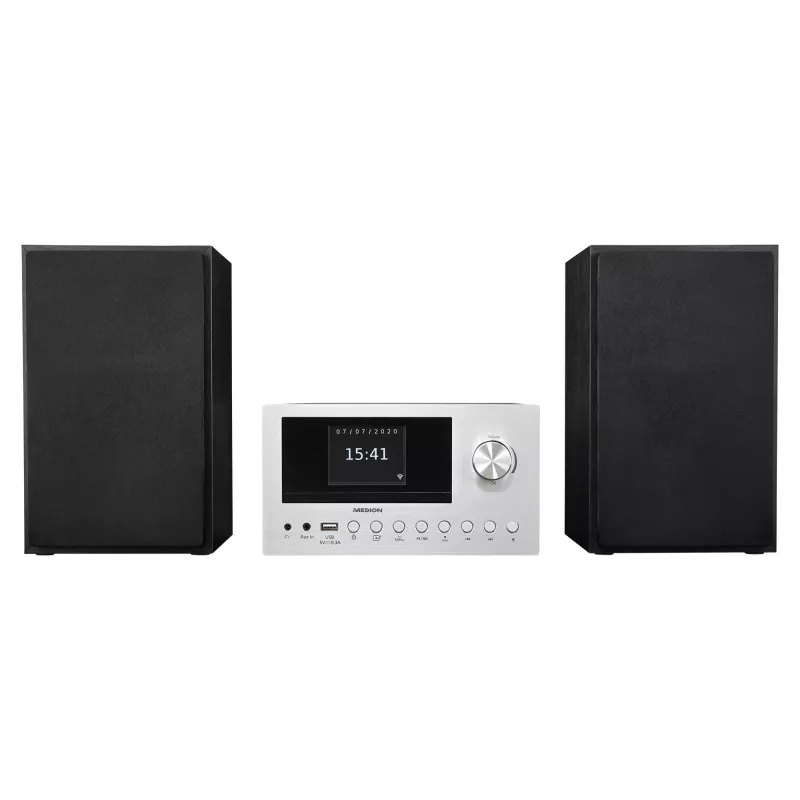 MEDION LIFE P85003 microcadena de audio doméstico 30 W negro, plata