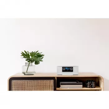 MEDION LIFE P85333 radio por internet analógica y digital blanca