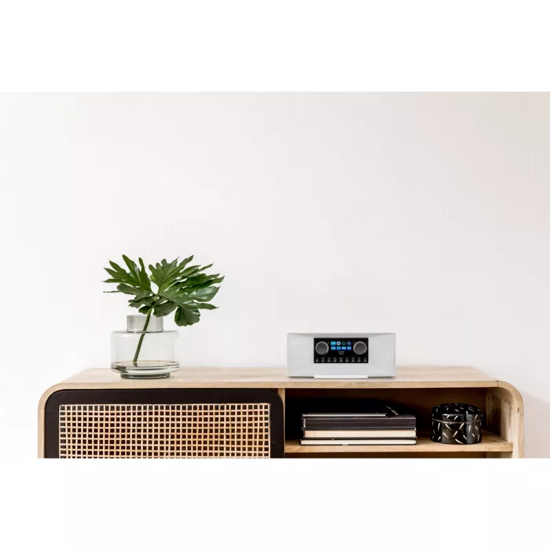 MEDION LIFE P85333 radio por internet analógica y digital blanca