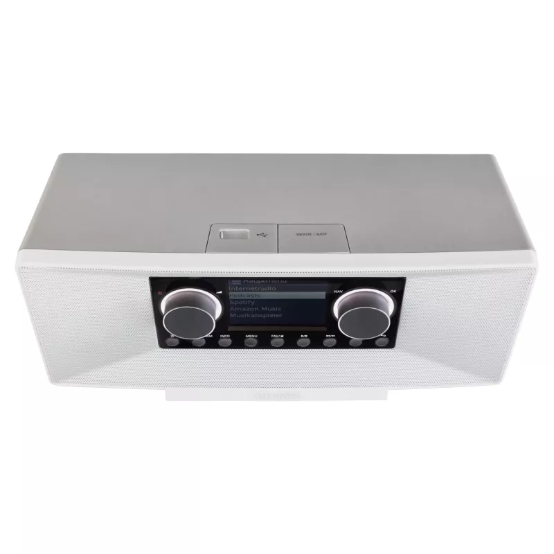 MEDION LIFE P85333 radio por internet analógica y digital blanca