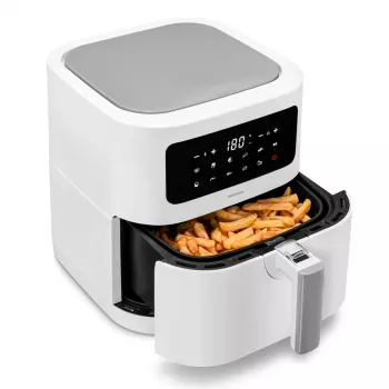 MEDION LIFE E40 XL Single 5,2 l freidora de aire vertical blanca