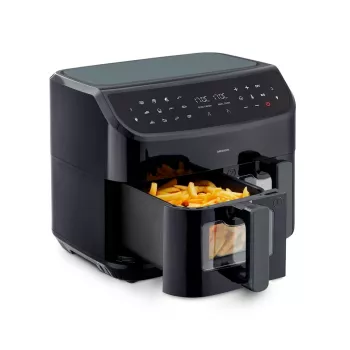 MEDION LIFE P20 Double 8,7 L 2600 W freidora de aire negra