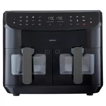 MEDION LIFE P20 Double 8,7 L 2600 W freidora de aire negra