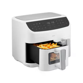 MEDION LIFE P20 Double 8.7 L 2600 W freidora de aire blanca