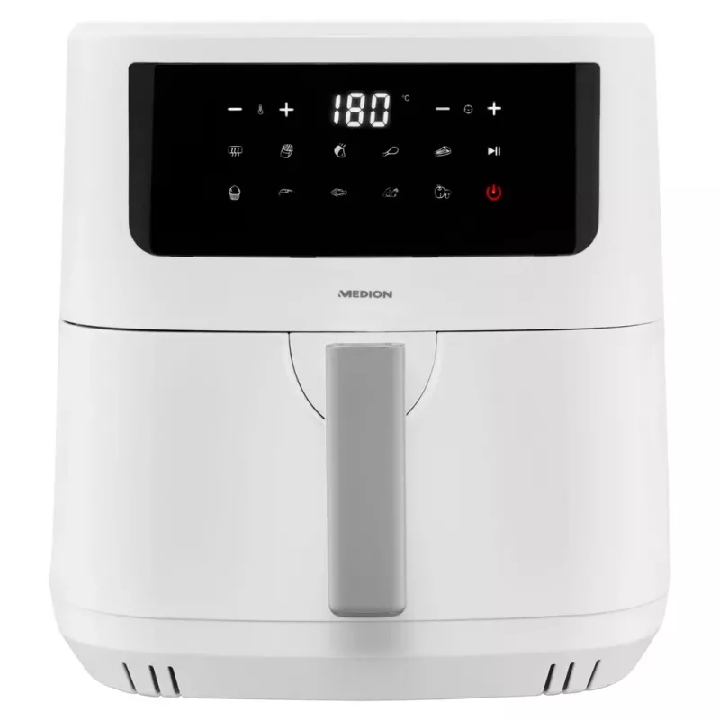MEDION LIFE P10 XL Single 6,8 L 2150 W freidora de aire blanca
