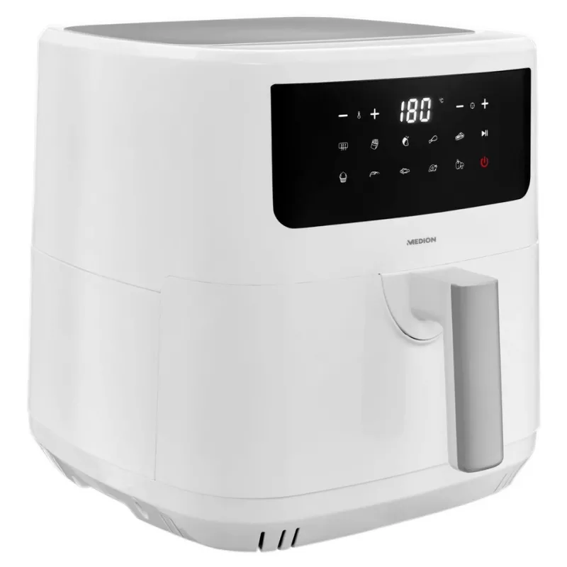MEDION LIFE P10 XL Single 6,8 L 2150 W freidora de aire blanca