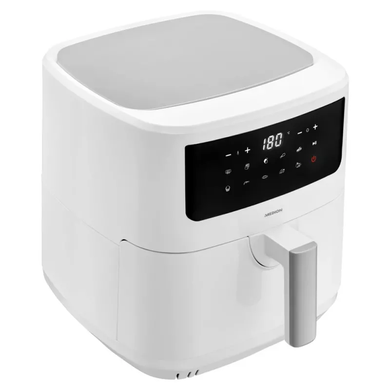 MEDION LIFE P10 XL Single 6,8 L 2150 W freidora de aire blanca