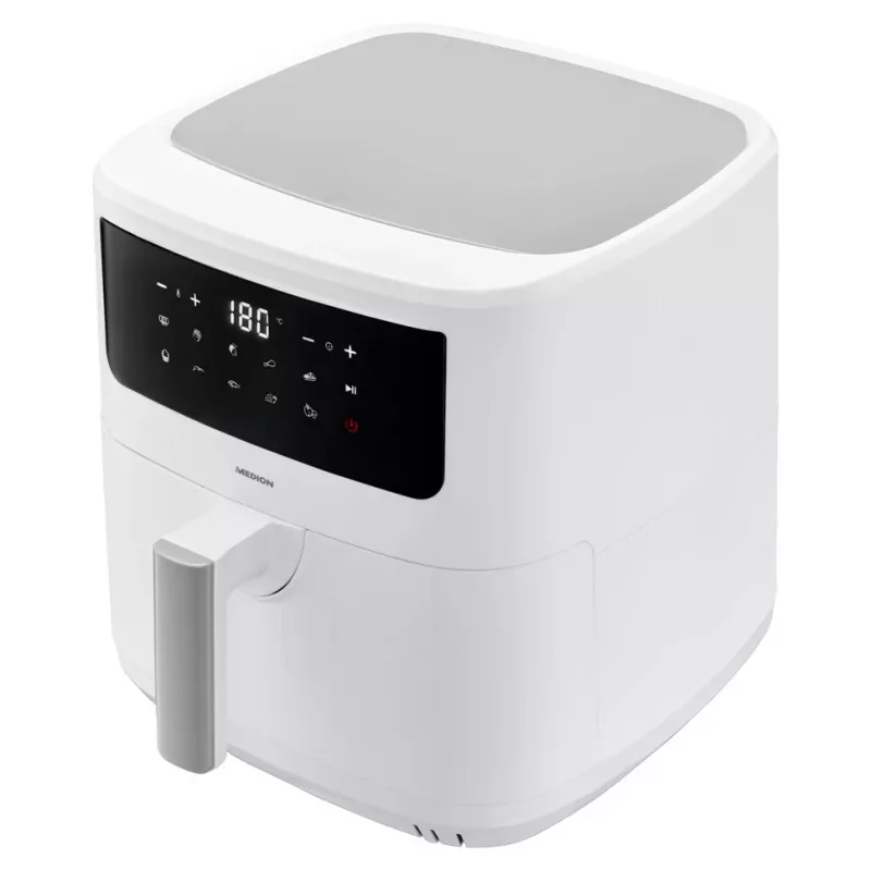 MEDION LIFE P10 XL Single 6,8 L 2150 W freidora de aire blanca