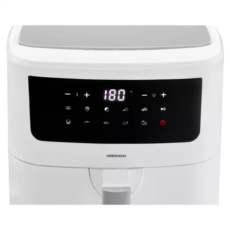 MEDION LIFE P10 XL Single 6,8 L 2150 W freidora de aire blanca