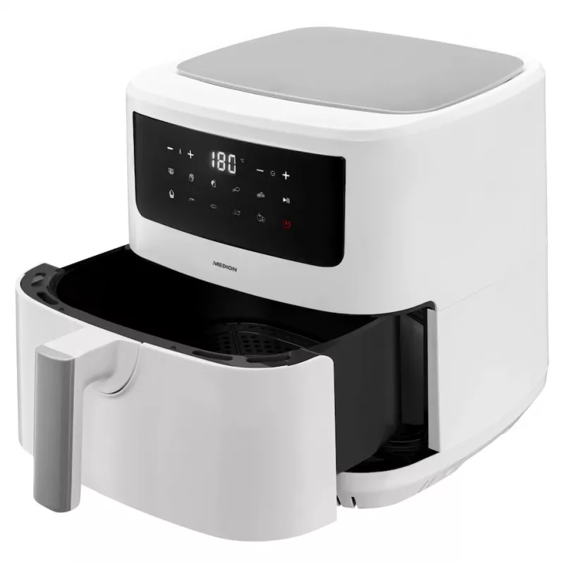MEDION LIFE P10 XL Single 6,8 L 2150 W freidora de aire blanca