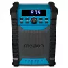 Radio digital portátil MEDION LIFE E65895 (MD 43895) — sintonizador PLL, 10 W RMS, LCD, Bluetooth 10 m, IP54, antena externa, negro/azul