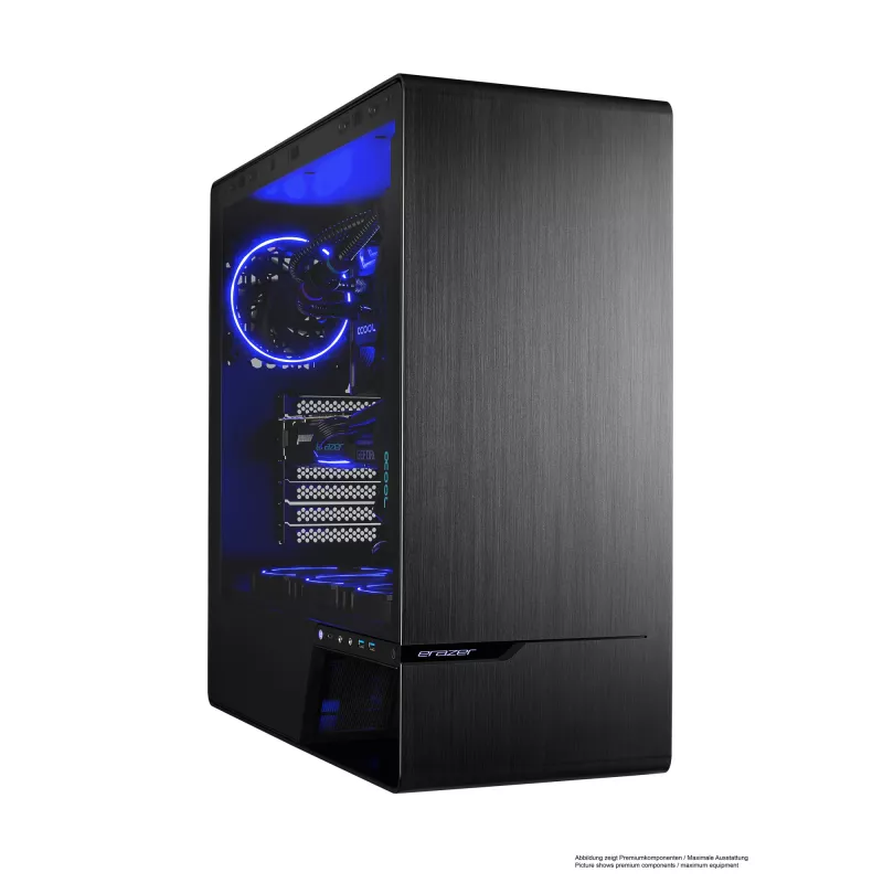 ERAZER Enforcer X10 Intel® Core™ i7 i7-14700KF 32 GB DDR5-SDRAM 1 TB SSD NVIDIA GeForce RTX 4070 Ti Super Windows 11 Home PC de sobremesa negro