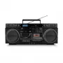 Sistema de música MEDION LIFE P66538 — 20 W, altavoz de 2 vías, DAB+/FM/PLL, Bluetooth, pantalla LCD, negro