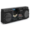 Sistema de música MEDION LIFE P66538 — 20 W, altavoz de 2 vías, DAB+/FM/PLL, Bluetooth, pantalla LCD, negro