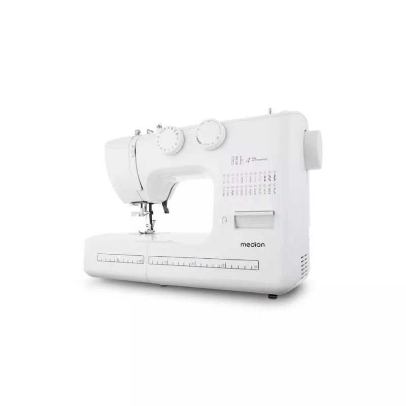 Máquina de coser MEDION LIFE SM60 eléctrica 60W 3 bobinas blanca