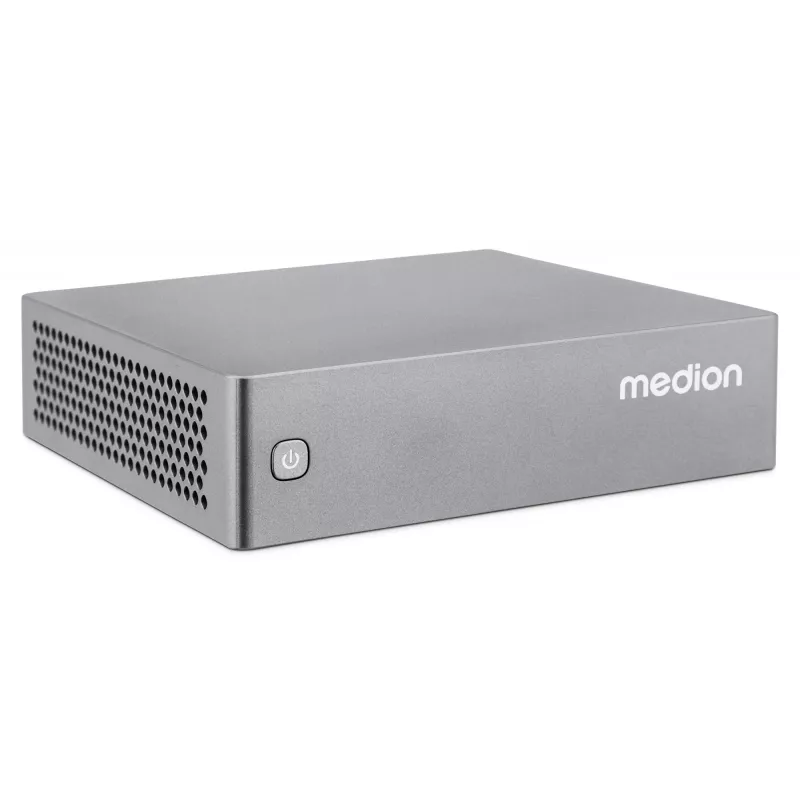 MEDION S06 MD35300 Intel® Core™ i5 i5-1335U 16 GB DDR4-SDRAM 512 GB SSD Mini-PC plateado