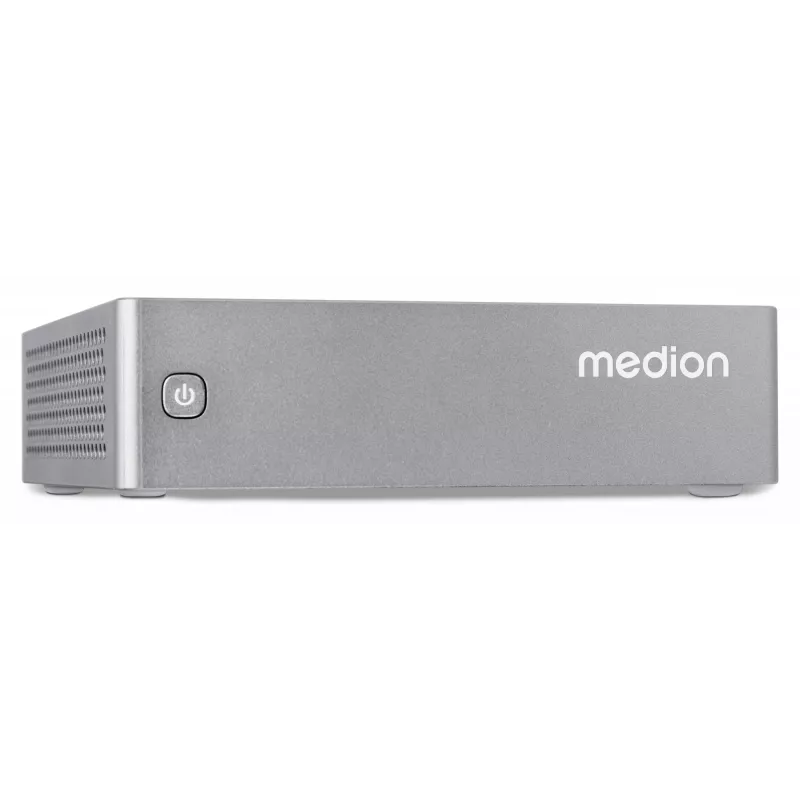MEDION S06 MD35315 Intel® Core™ i3 i3-1315U 8 GB DDR4-SDRAM 512 GB SSD Mini-PC plateado