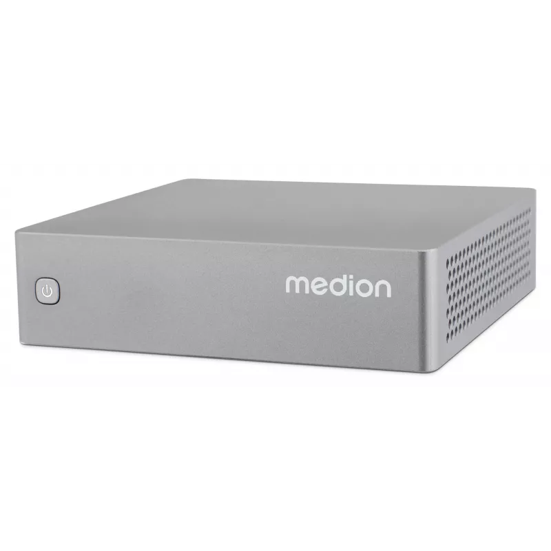 MEDION S06 MD35315 Intel® Core™ i3 i3-1315U 8 GB DDR4-SDRAM 512 GB SSD Mini-PC plateado