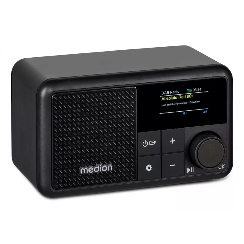 MEDION LIFE S66822 radio digital portátil negro