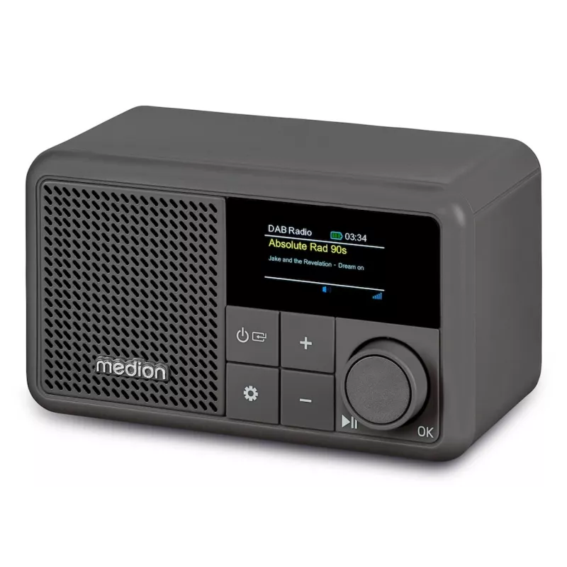MEDION LIFE S66822 radio digital portátil gris